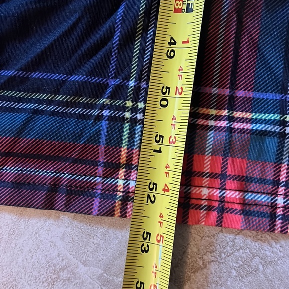 Plaid Long Sleeve Empire Waist Full Length Maxi Dress - Picture 9 of 9